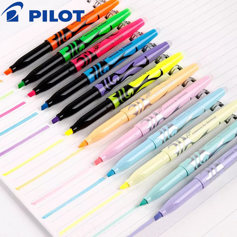 Pilot Pen Frixion - 6/12 قطعة أقلام تحديد يابانية قابلة
