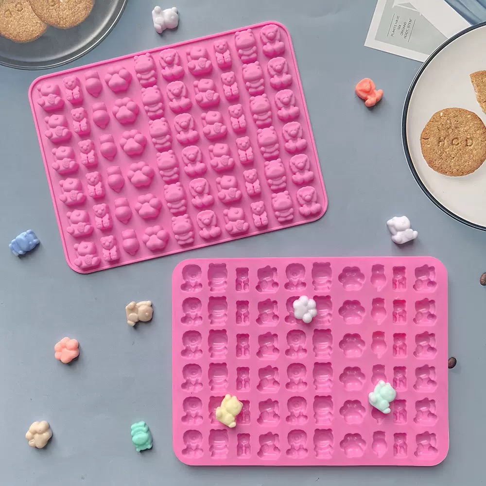 7 قطع قوالب سيليكون للحلوى مع  - مراجعة Silicone Mold Tray وسعره