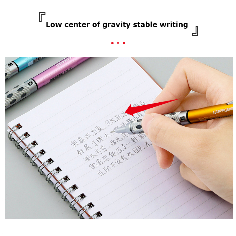قلم رصاص ميكانيكي Pentel GRAPH - مراجعة Pentel Pen Graphgear وسعره