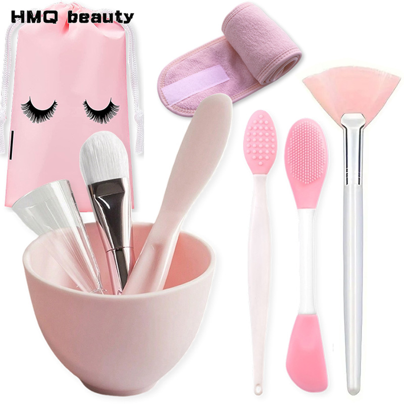 9 قطعة/المجموعة سيليكون قناع ا - مراجعة Mixing Cup Silicone وسعره