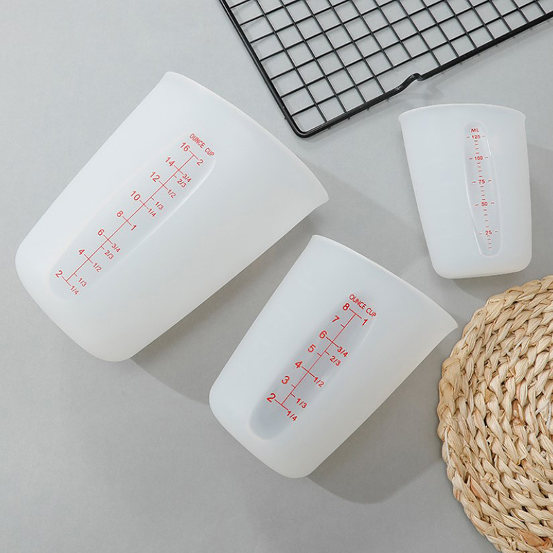 125/250/500 مللي أدوات قياس كو - مراجعة Mixing Cup Silicone وسعره