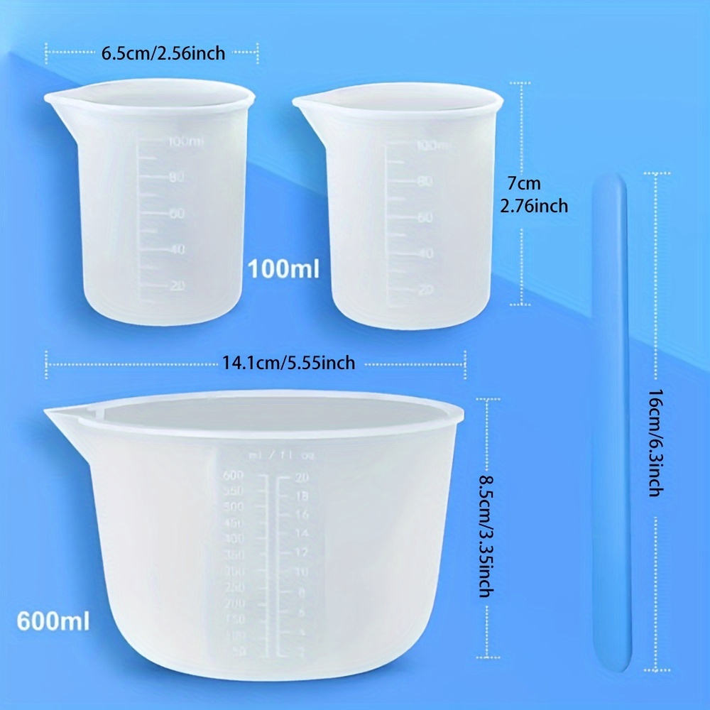أكواب قياس من السيليكون، مستلز - مراجعة Mixing Cup Silicone وسعره