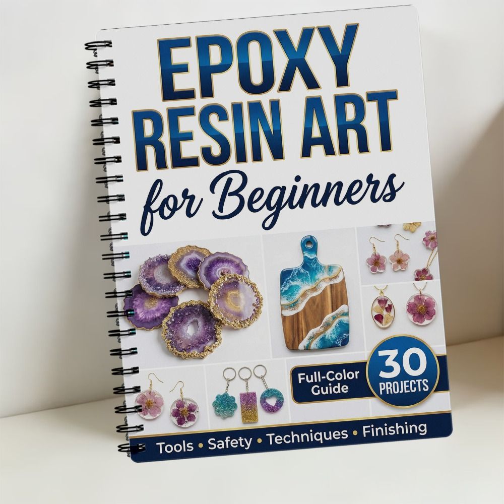 دليل فن الإيبوكسي خطوة بخطوة:  - مراجعة Resin Craft For Beginners وسعره