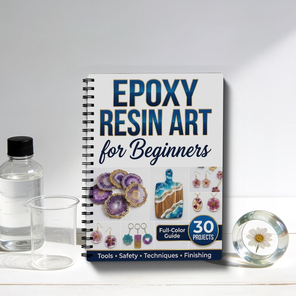 دليل فن الإيبوكسي خطوة بخطوة:  - مراجعة Resin Craft For Beginners وسعره