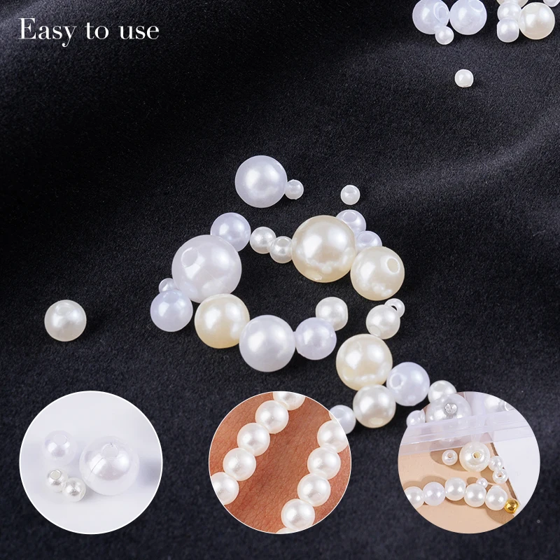 800 قطعة الاصطناعي فو اللؤلؤ ا - مراجعة Resin Crafts Diy وسعره