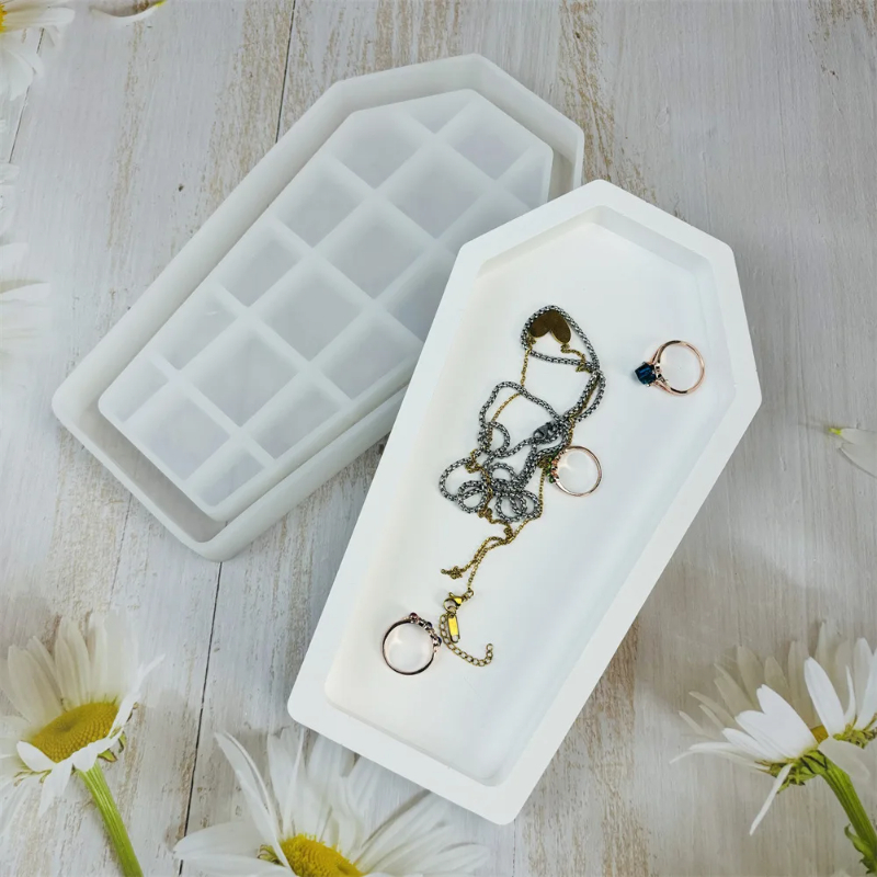 هالوين التابوت الراتنج قالب صي - مراجعة Serving Tray Mold وسعره