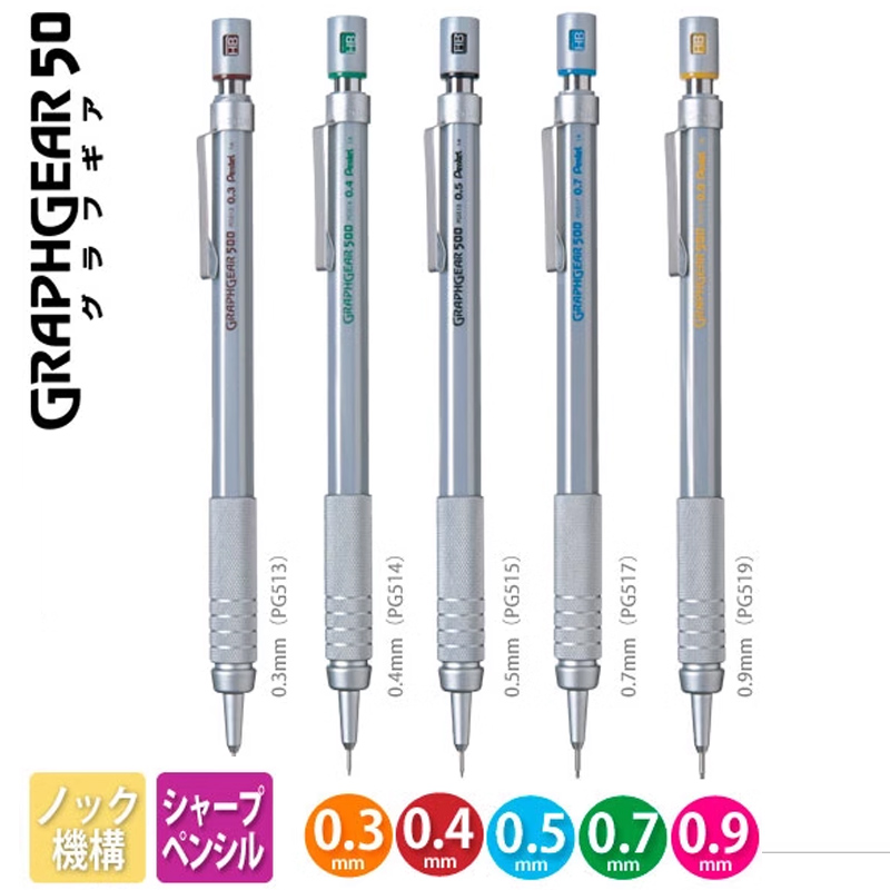 قلم رصاص ميكانيكي من Pentel Gr - مراجعة Pentel Pen Graphgear وسعره