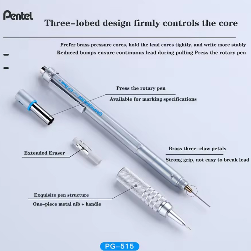 قلم رصاص ميكانيكي من Pentel Gr - مراجعة Pentel Pen Graphgear وسعره