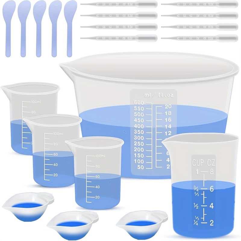 أكواب قياس وخلط من السيليكون ل - مراجعة Mixing Cup Silicone وسعره