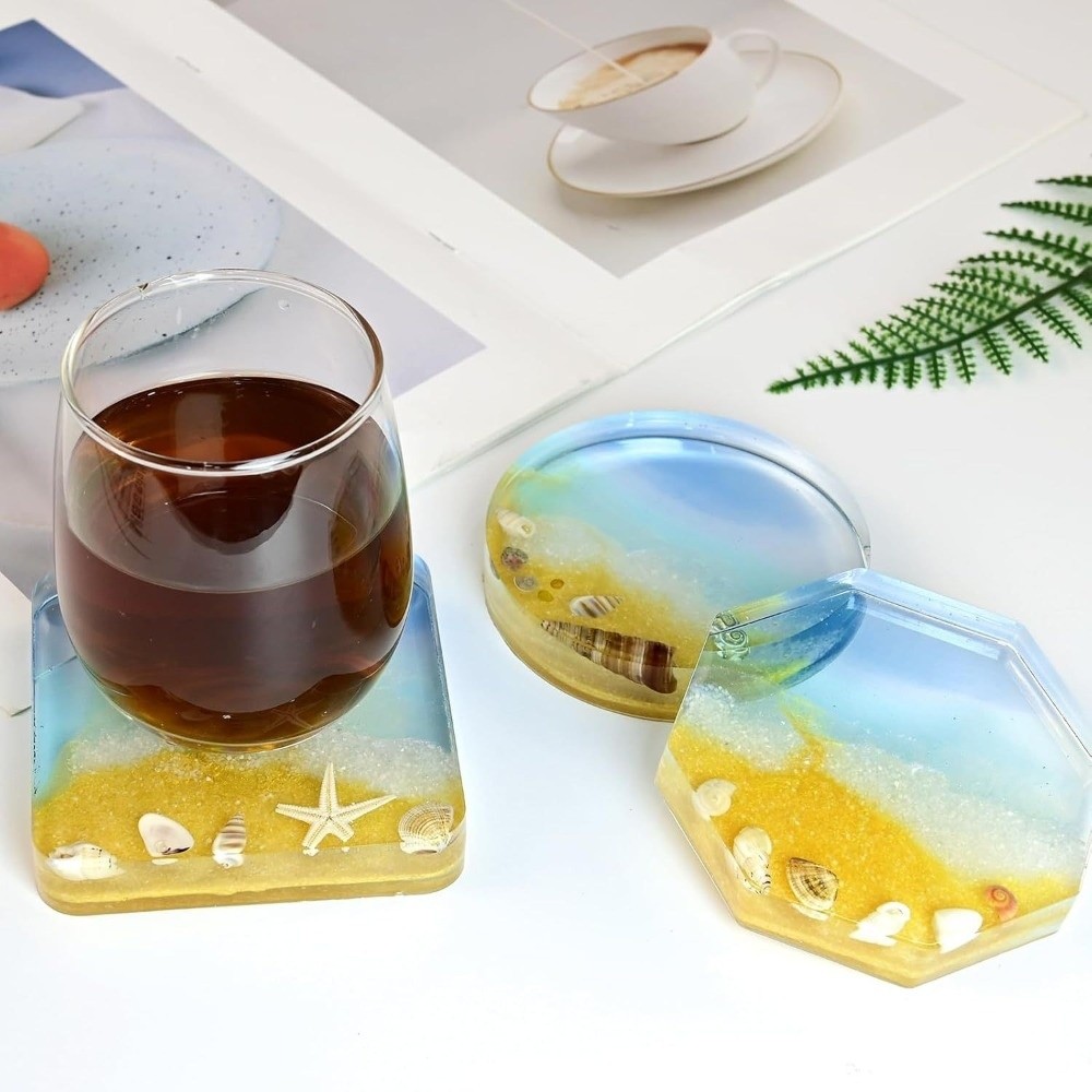 قالب سيليكون إبداعي لصنع حاملا - مراجعة Coaster Mold Round وسعره