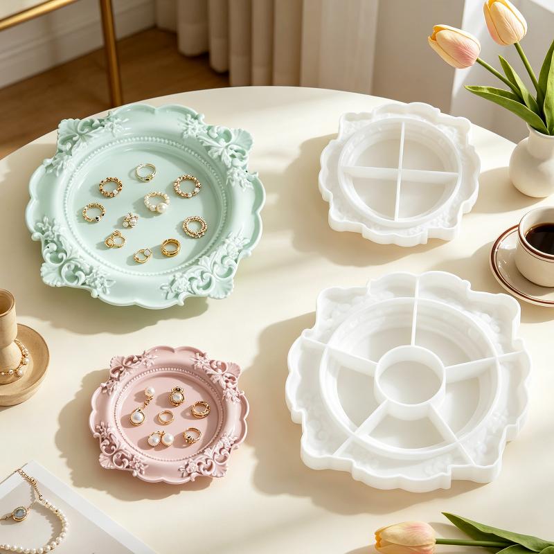 قالب سيليكون بتصميم باروكي عتي - مراجعة Silicone Mold Tray وسعره