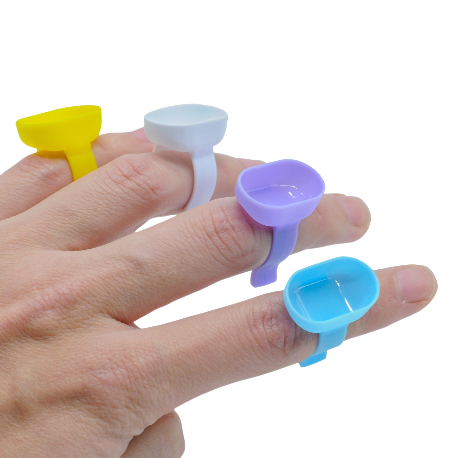 100 قطعة خلط الأسنان البنصر ال - مراجعة Mixing Cup Silicone وسعره