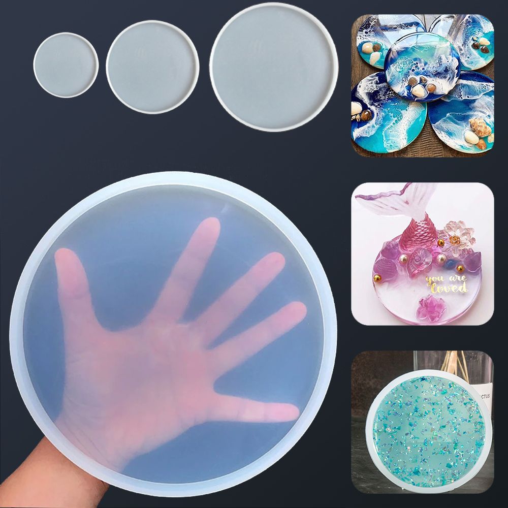 قوالب صب كوستر راتنج الإيبوكسي - مراجعة Coaster Mold Round وسعره