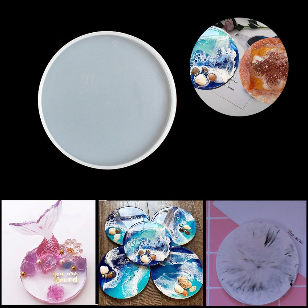 قوالب صب كوستر راتنج الإيبوكسي - مراجعة Coaster Mold Round وسعره
