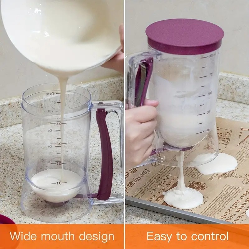 900 مللي موزع الخليط كب كيك فط - مراجعة Mixing Cup Silicone وسعره