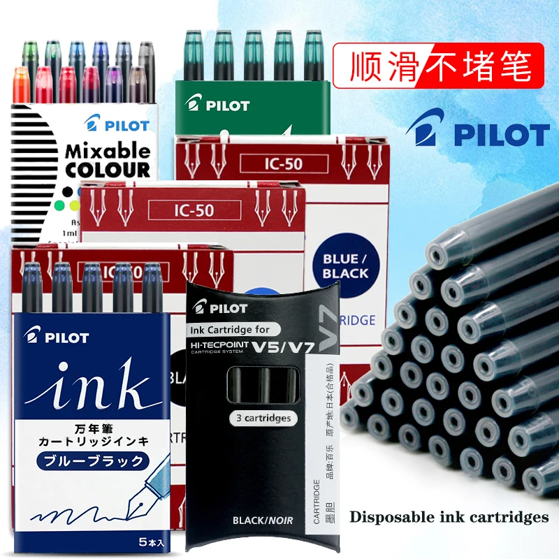 عالية الجودة الطيار IC-50 خرطو - مراجعة Pilot Pen V5 وسعره