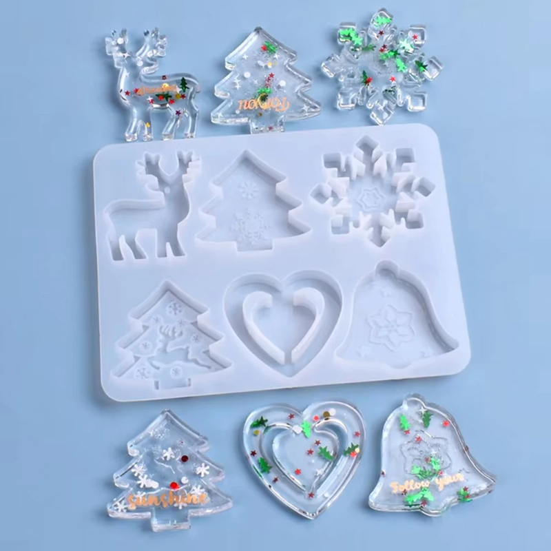 عيد الميلاد العفن DIY الراتنج  - مراجعة Resin Jewelry Kit وسعره