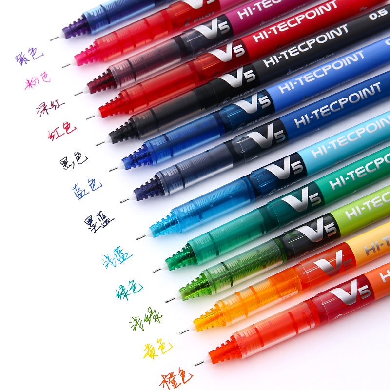 1 قطعة الطيار V5 السائل الأسطو - مراجعة Pilot Pen V5 وسعره